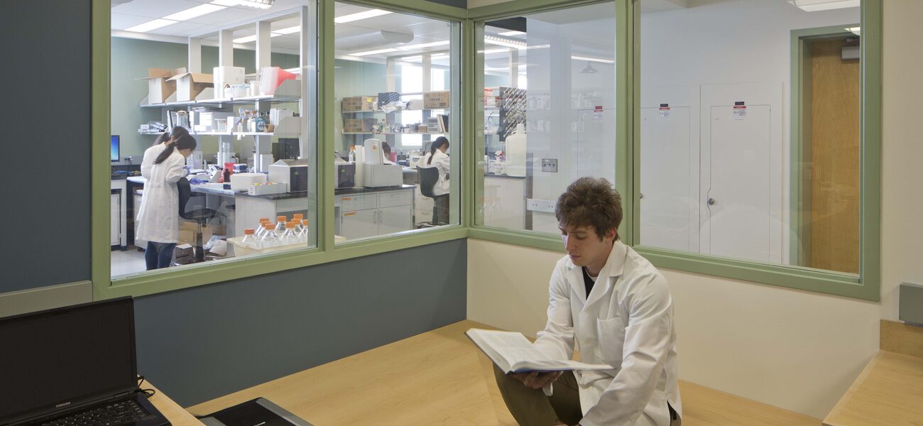 Open Office Looking into Research Lab