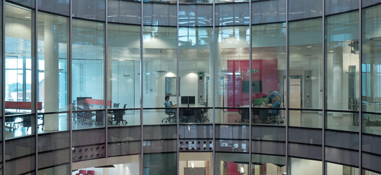 Central Atrium with Views into Containment Areas