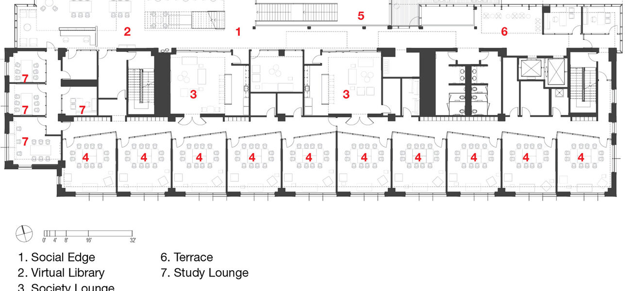 Third Floor Plan -- Collaborative Learning